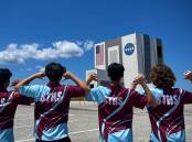 Sydney Technical High School students visit NASA. Picture supplied