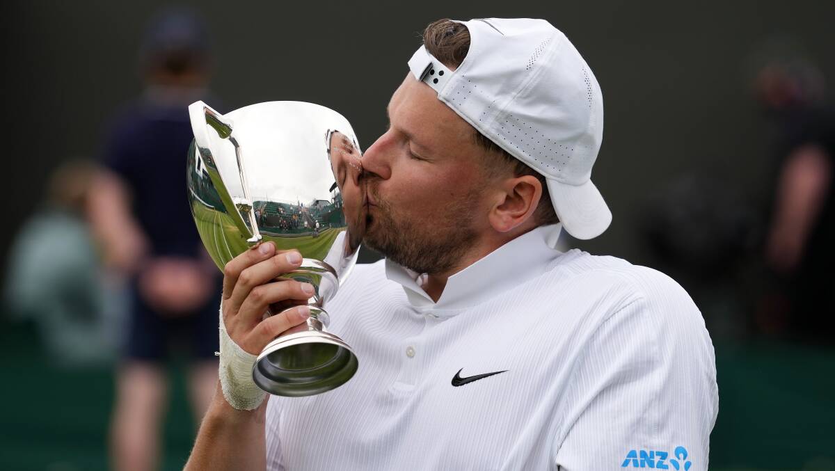 Tennis champion Dylan Alcott has been named 2022 Australian of the Year. Picture: Getty