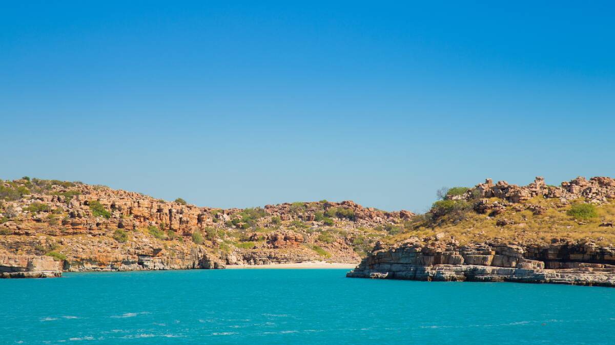 The sandstone cliffs of the Kimberley