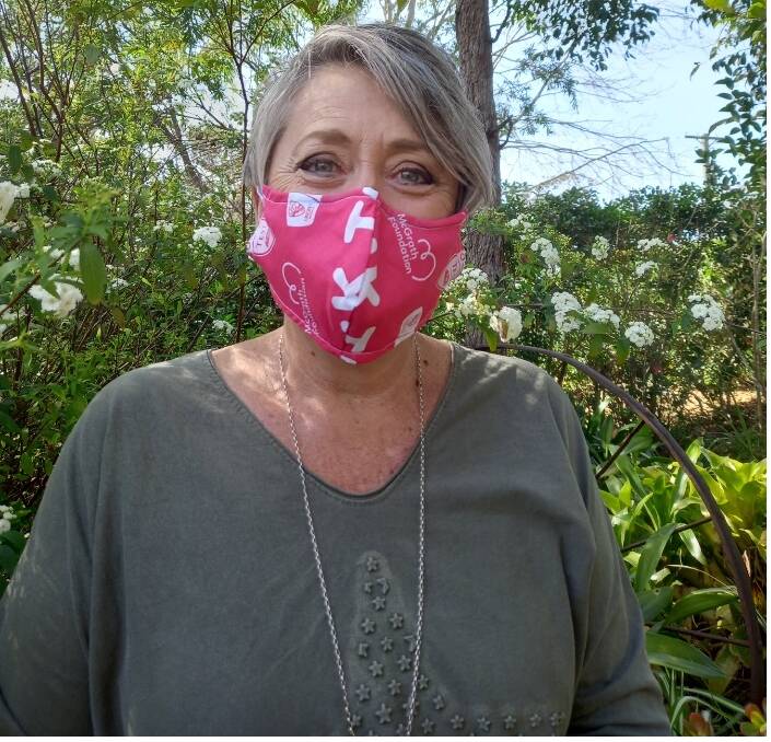 Other ideas: The local volunteers behind Pink Up Berry have been making masks out of unused bandannas from the Pink Test to raise funds.