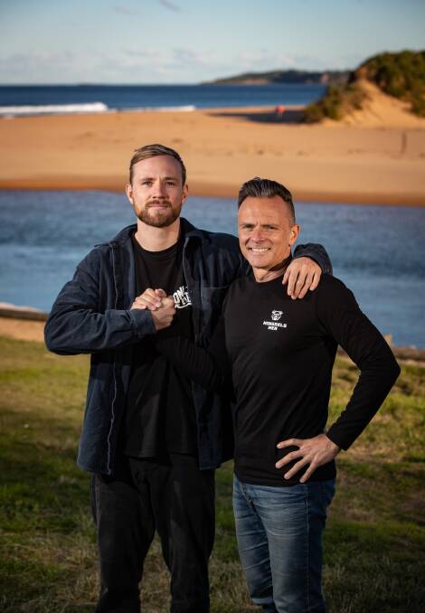 Leroy Wiseman and Tim Hewson are making a different to mental illness. Picture: Julian Andrews