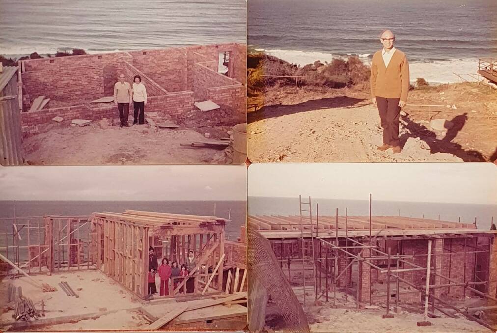 KIT HOME: Was all Gilbert and Mary Caruana could afford in 1976, after purchasing the prime beachfront land. Pictures: Supplied