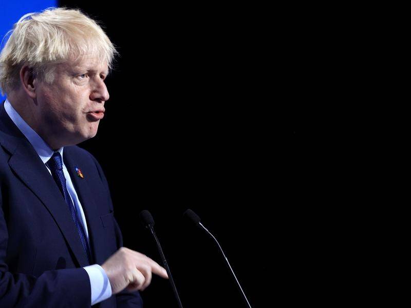 UK PM Boris Johnson says China has failed to comply with its commitment to Hong Kong.