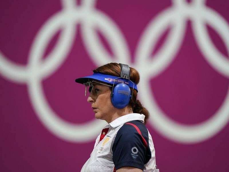 Georgian shooter Nino Salukvadze is considering a 10th Olympics in Paris at her son's request.