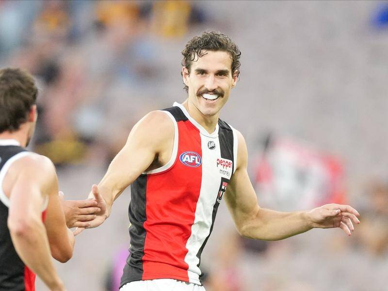 Max King has been in top goal-kicking form for St Kilda to share the lead in the Coleman Medal.