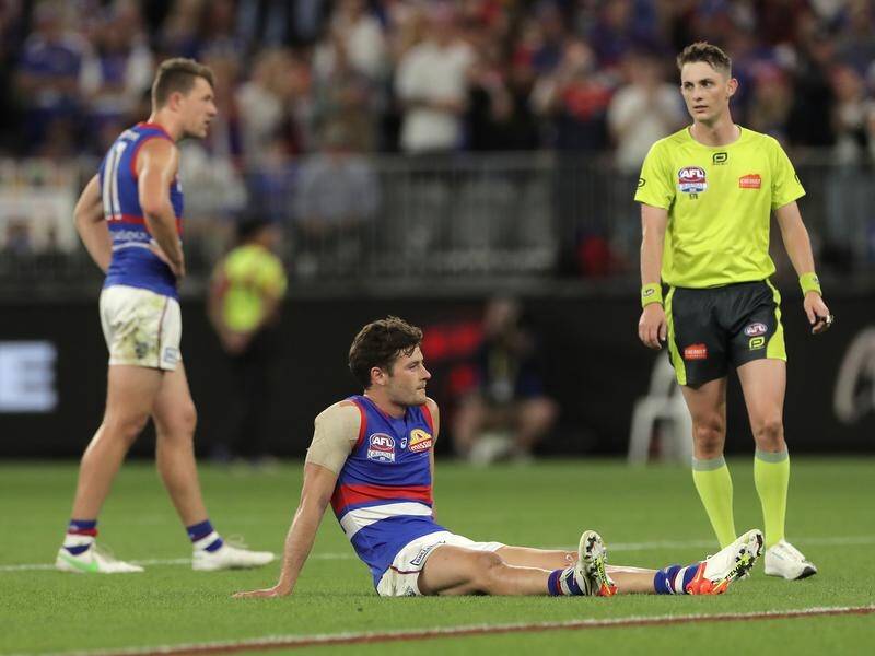 Bulldogs players were left stunned by a Melbourne third-quarter blitz in the AFL grand final.