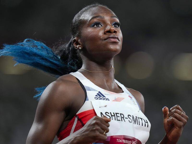 Dina Asher-Smith has failed to reach the 100m final after running with a hamstring tear in Tokyo.