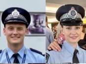 Constables Matthew Arnold and Rachel McCrow were shot in cold blood by the Trains. (HANDOUT/QUEENSLAND POLICE UNION)