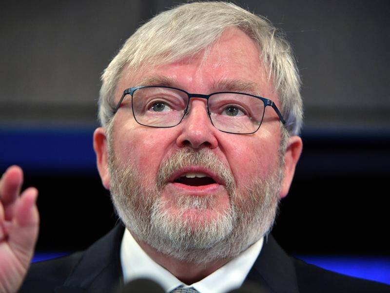 Kevin Rudd says greater ambition and planning is needed to cut Australia's emissions.