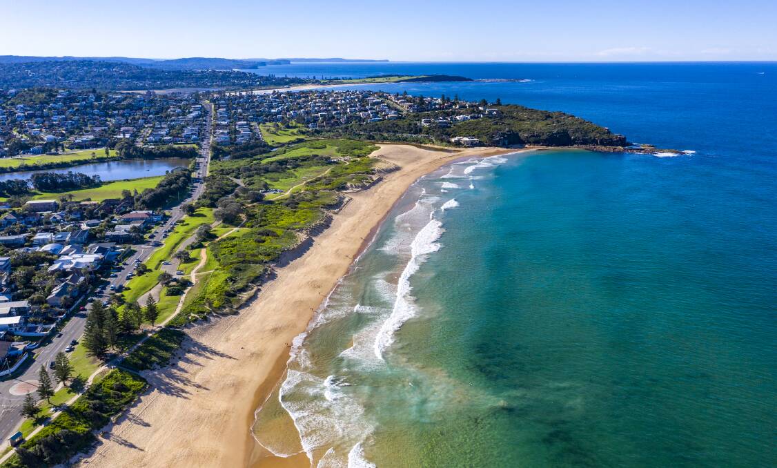 Looking north over Curl Curl Beach. May 16, 2022. Northern Beaches Review. Photograph Dallas Kilponen