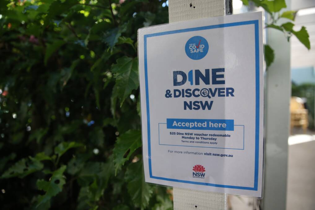 Two more Dine & Discover vouchers will be issued to every eligible NSW resident in December. Click on photo for more information.
