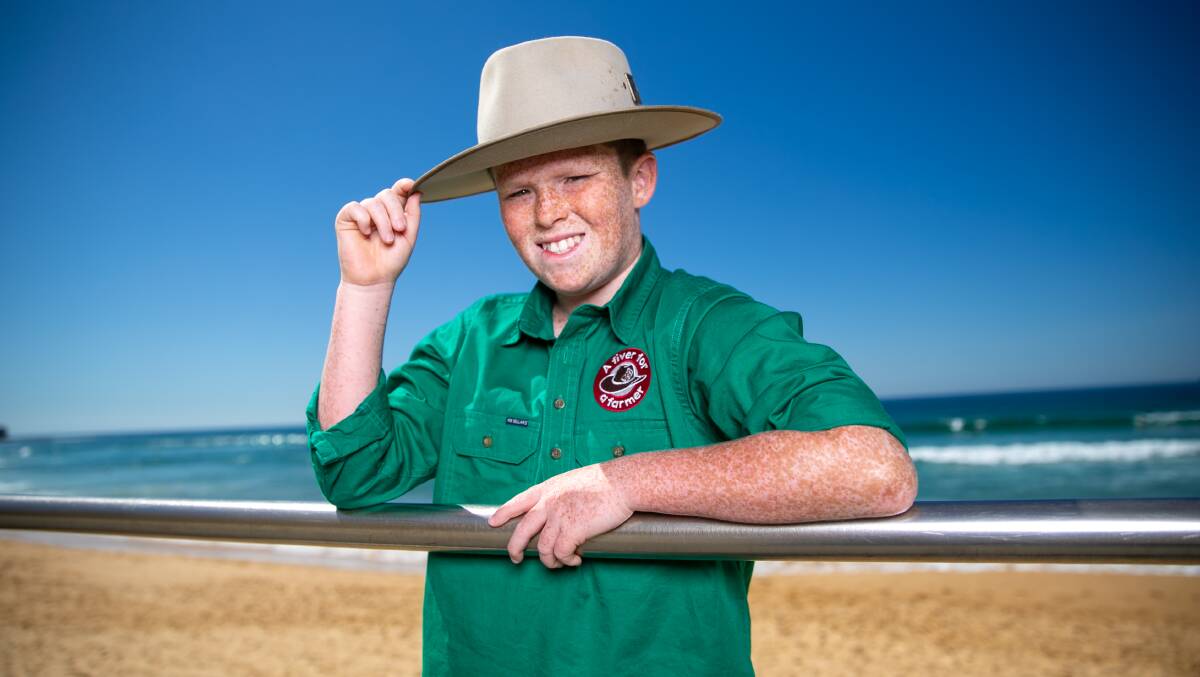 WHAT A KID: Curl Curl teen Jack Berne's changing the lives of farmers right across Australia. Picture: Geoff Jones