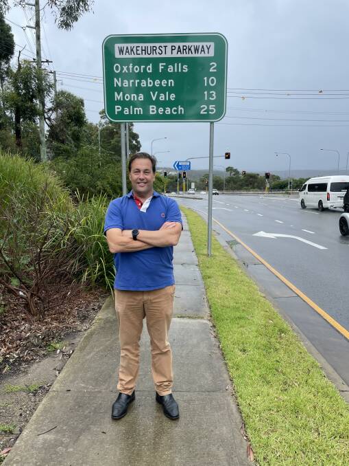 CONSTRUCTION: The $150 million road widening project will make Wakehurst Parkway safer, reduce travel times and boost the economy, Mackellar MP Jason Falinski said. Picture: Supplied