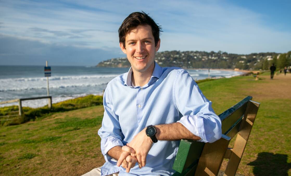 Councillor Rory Amon leads the Liberal Party of NSW in the Pittwater ward. Picture: Geoff Jones