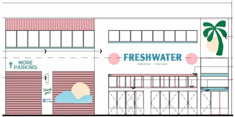 Freshwater Brewing Company is coming to Brookvale and will be located on Powells Road. Image: Crawford Architects