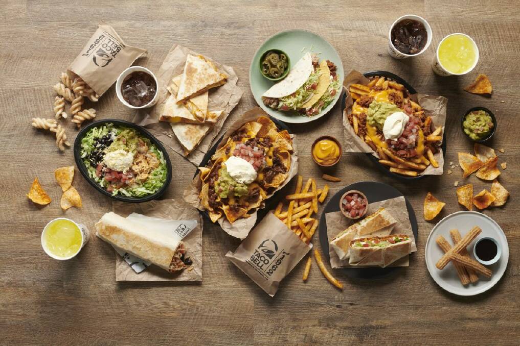 FAST FAVES: The menu will include all the Taco Bell favourites.