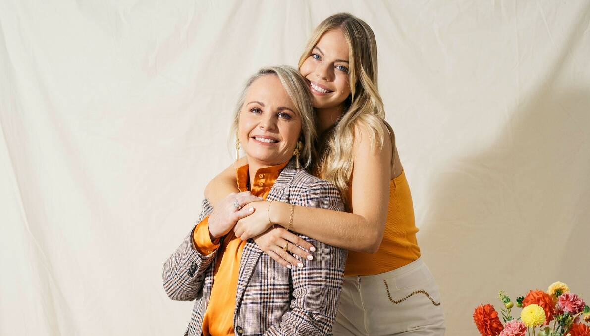 FAMILY: Georgia-May Davis with her mother Alyssa-Jane Cook. 