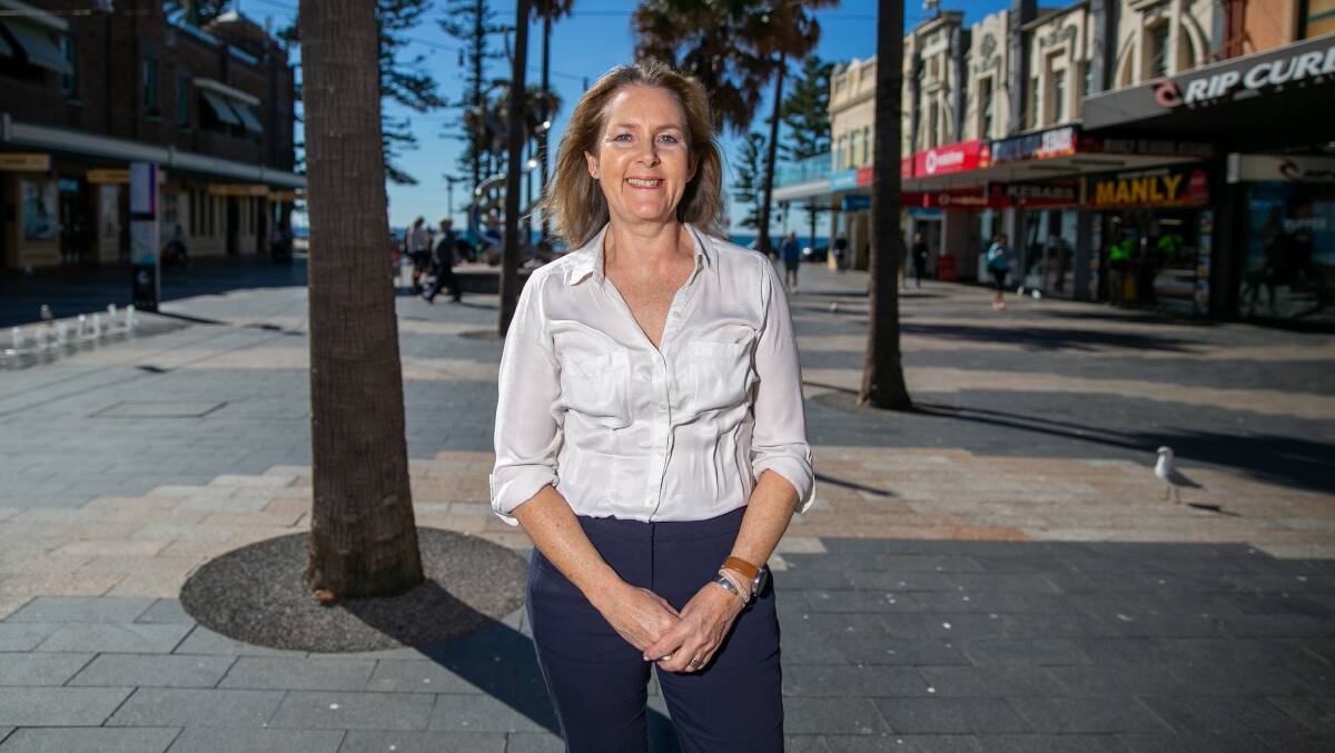 CAREER FOCUSED: Charlotte Rimmer took over as Manly Business Chamber president in August 2020. She also owned and run Aide de MD for the past 15 years. Picture: Geoff Jones