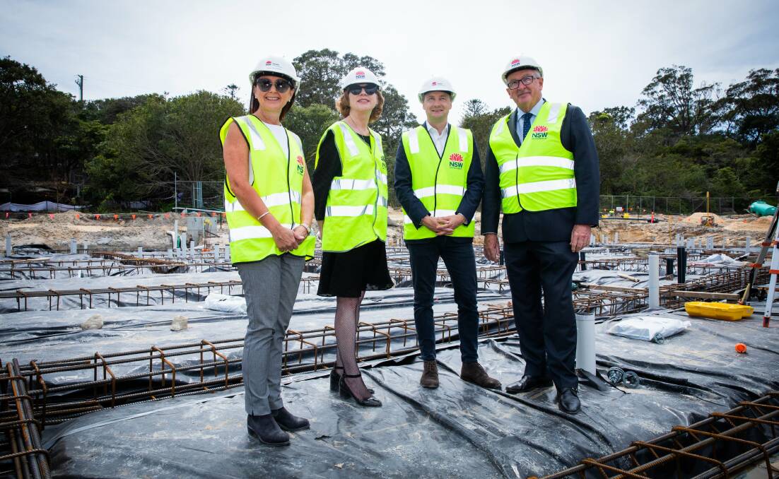 NEW BUILD: Manly MP James Griffin and Health Minister conducted an on site tour of the hospice site this week. Picture: Health Infrastructure/Twitter