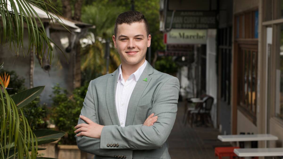 Greens candidate Ethan Hrnjak. Picture: Supplied