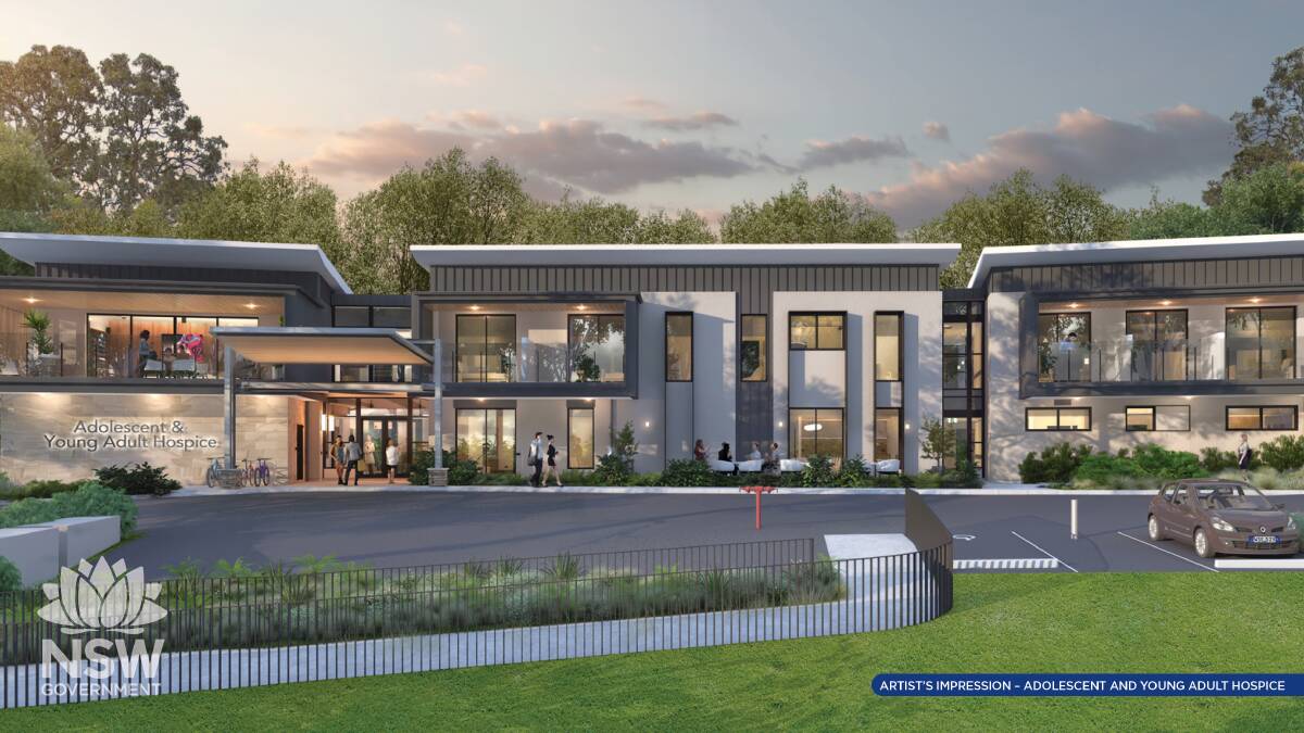NEW BUILD: An artist's impression of the Adolescent and Young Adult Hospice to be built in Manly. Picture: NSW Government