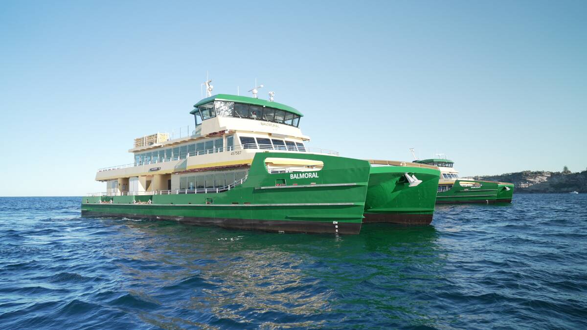 PHOTO GALLERY: Three Emerald class ferries will operate on the Manly to Circular Quay route. Picture: Transport for NSW