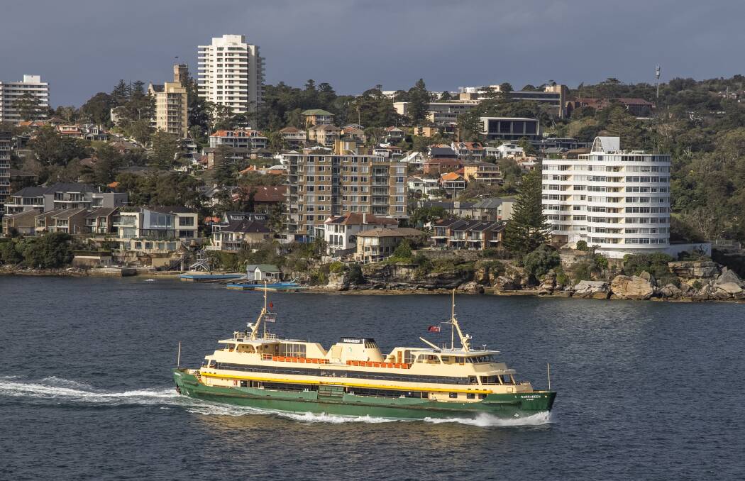 The Freshwater class ferry, the Narrabeen, is getting fixed and going go back to work amid the plagued Emerald class ferry rollout. Picture: 