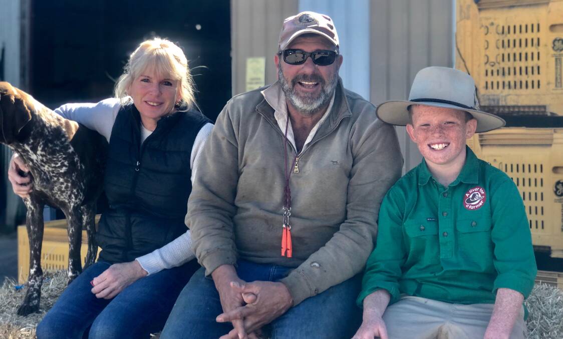 With farmers George and Leah Constanzo of Glenview Capsicums in Stanthorpe, Queensland.